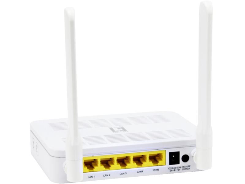 Level ONE AC1200 Dual Band Wireless (WLAN) Gigabit Router | Indoor | bis zu 1200MBit/s | 4x Gigabit LAN | WPA2
